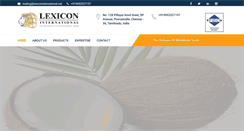 Desktop Screenshot of lexiconinternational.net